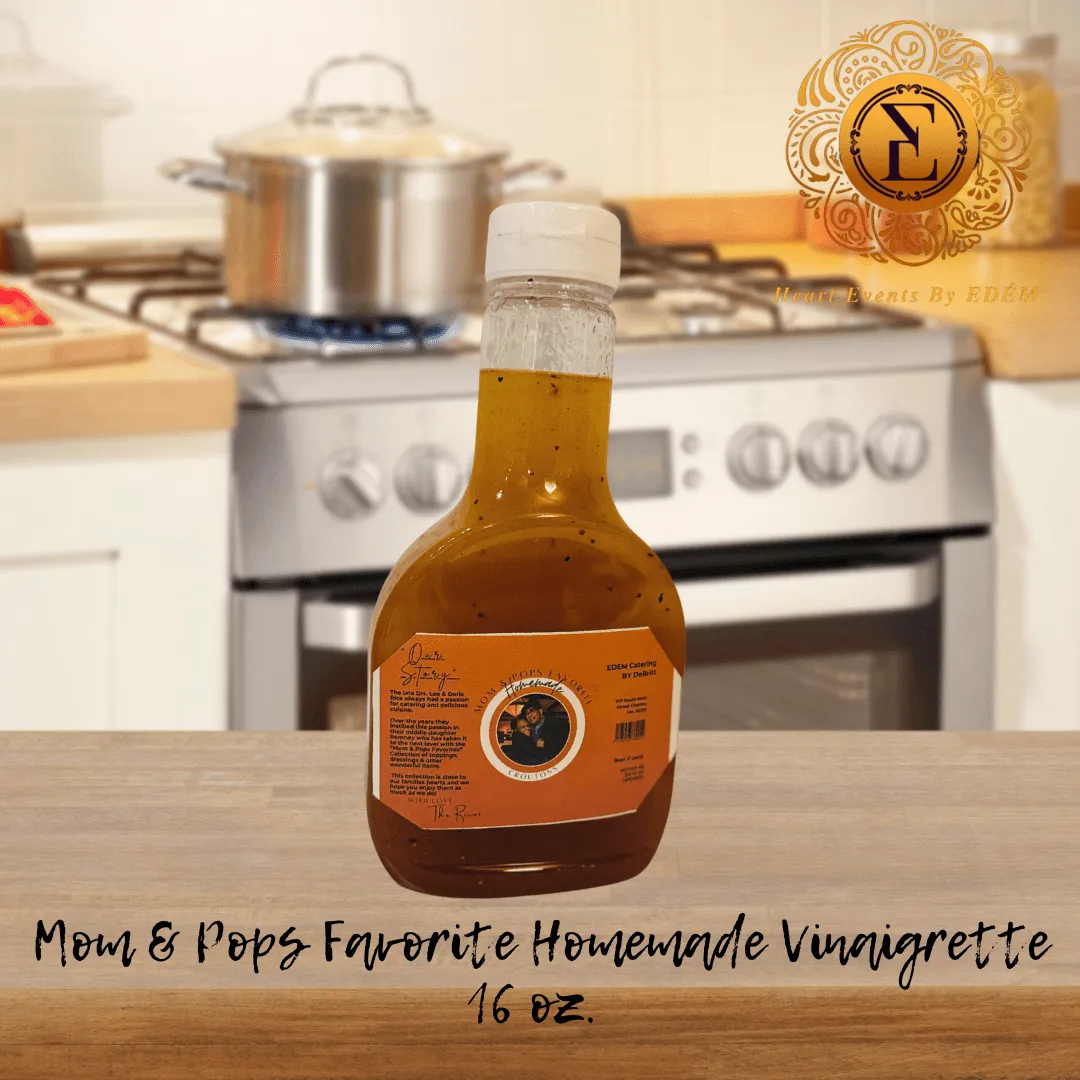 Mom and Pops Favorite Vinaigrette - 16 oz bottle