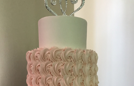 wedding cake for wedding reception