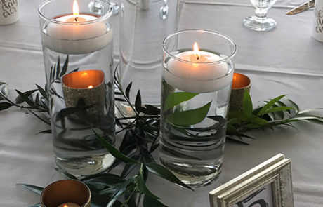 wedding reception table decorations