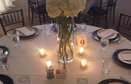 table decor for wedding reception