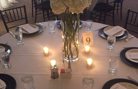 table decor for wedding reception
